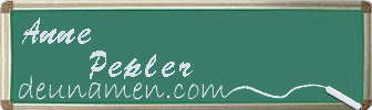 Anne Pepler Visitenkarte